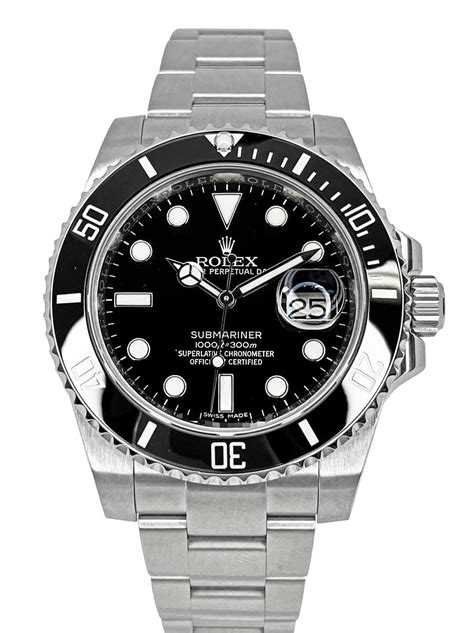 black and silver rolex submariner|rolex submariner black ceramic bezel.